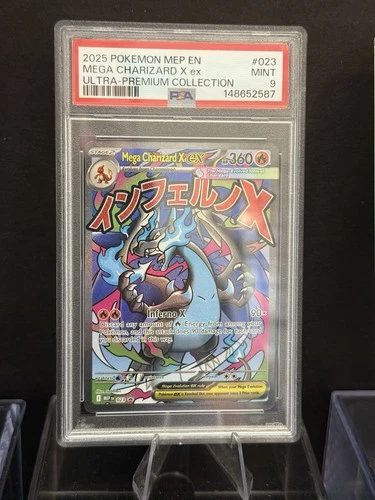 2025 Pokémon Mep En Mega Charizard X PSA 9