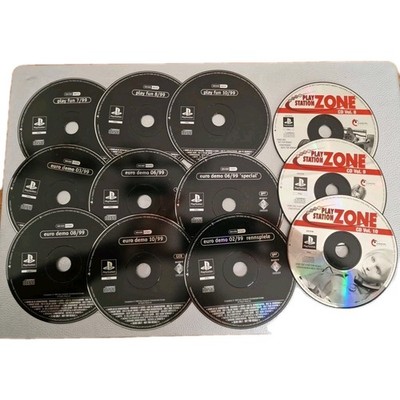 Playstation 1- PS1 Demo - Sammlung 13 CDs / playfun, Eurodemo, Playstation Zone 