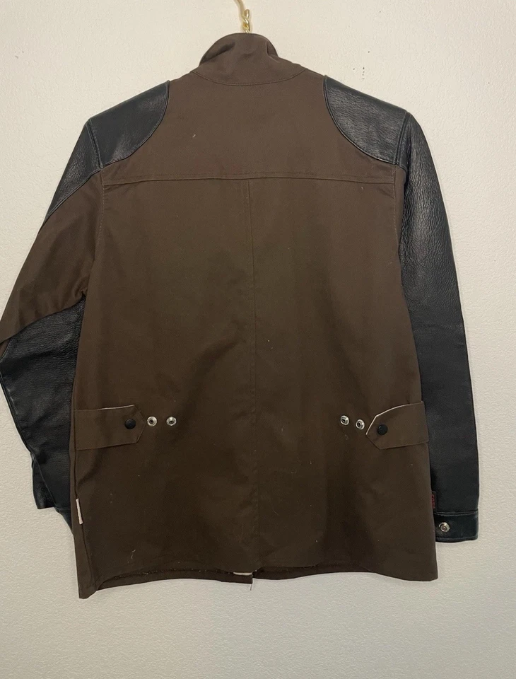 Chaqueta de soldadura para mujer talla pequeña nueva con etiquetas negra semental BW9C Foto 2 de 3