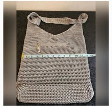 The Sak Crochet Crossbody Bag with Front Pocket