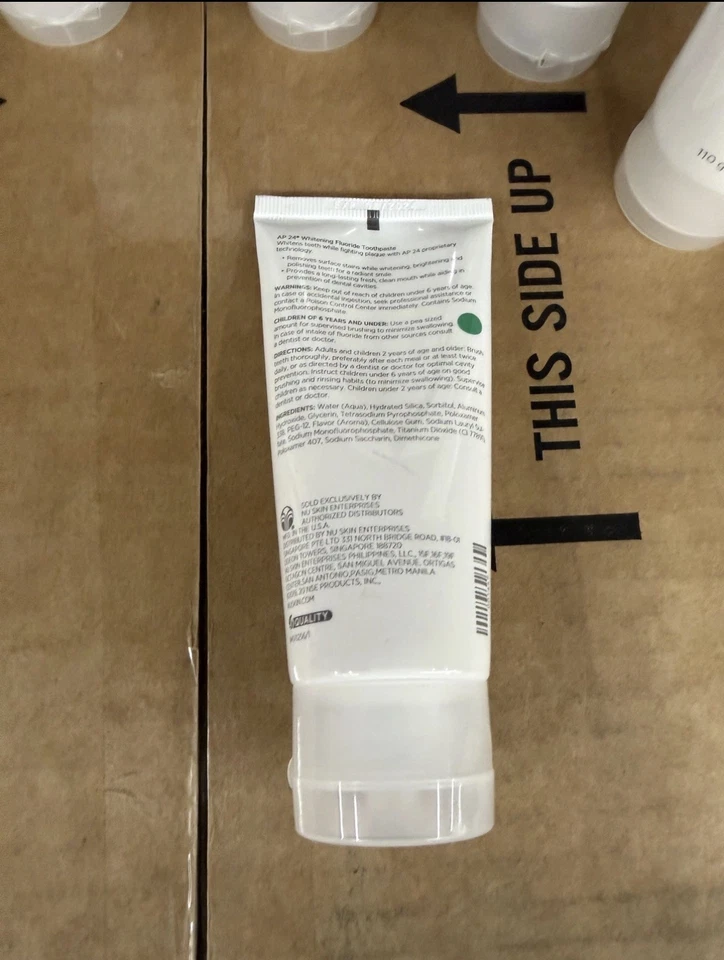 NU Skin Nuskin Ap24 美白氟化物牙膏正装 Nuskin 5 件装 — 第 3/3 张图片