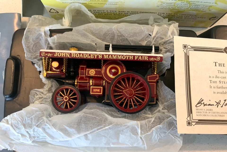 Matchbox Collectibles YAS05-M "Showman" Steam Engine + COA Dated 1995 - Image 2 of 4