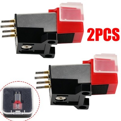 2pcs New for Audio Technica  AT-91 AT3600L cartridge generic Red Diamond Stylus