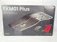 Ergonomic Wireless Keyboard & Mouse ProtoArc EKM01 Full Size Keyboard SEE PHOTOS