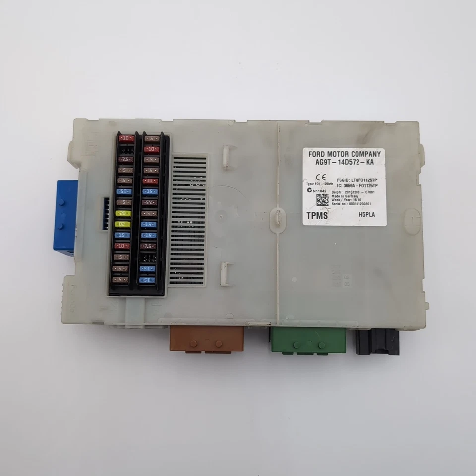 Land Rover LR2 2010 2011 módulo de conexión de caja de fusibles OEM AG9T-14D572-KA Foto 3 de 4