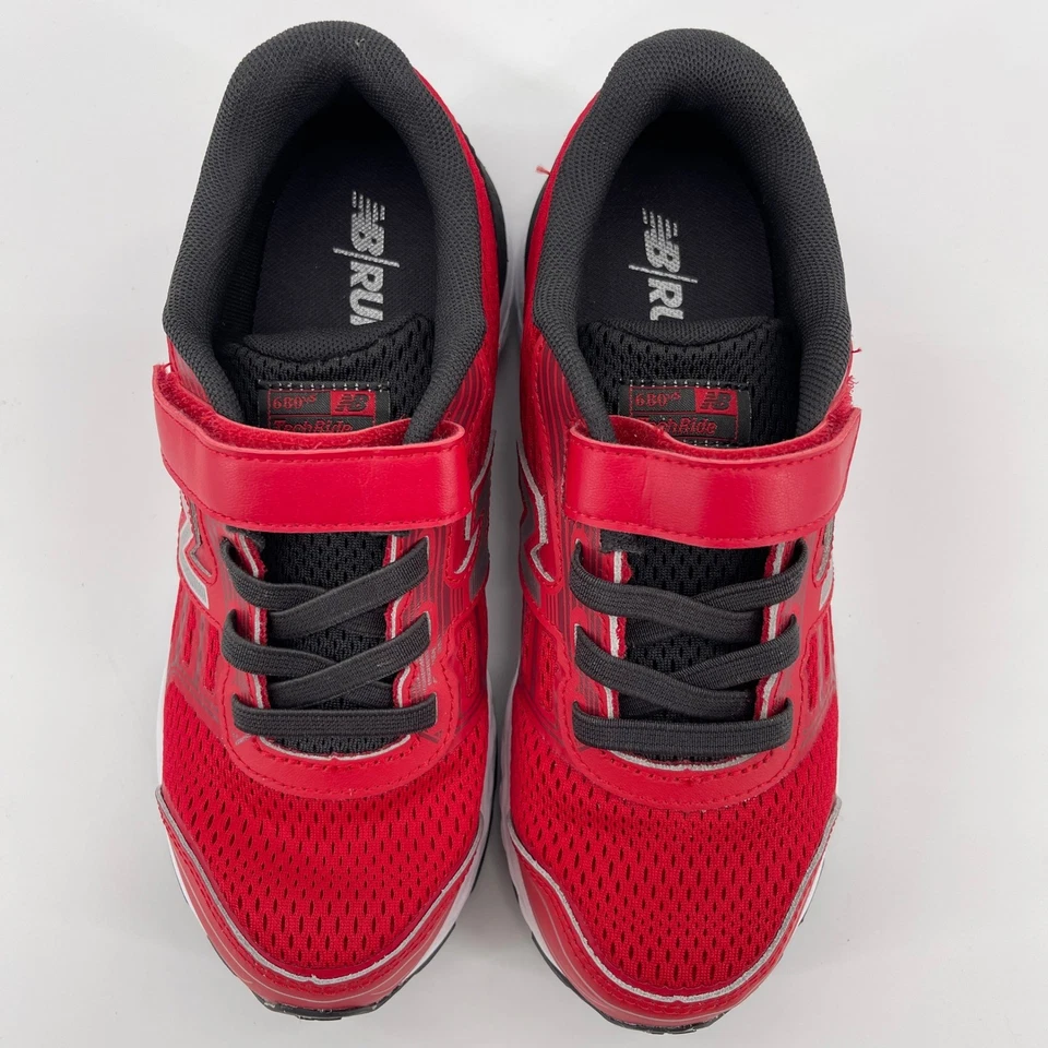 New Balance Niños Rojo Zapatos para Correr Gancho y Lazo Talla 3.5 EE. UU. Foto 3 de 4
