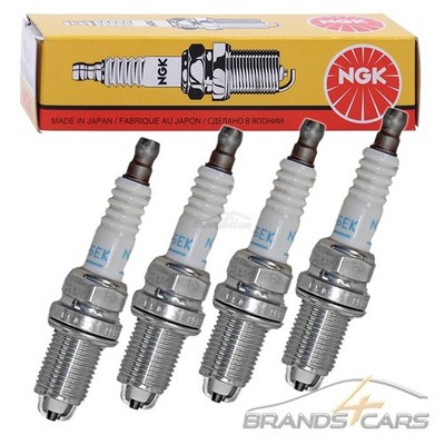 4x NGK ZÜNDKERZE ZÜNDKERZEN FÜR DACIA LOGAN 1 MCV BJ 09- SANDERO BJ 10-