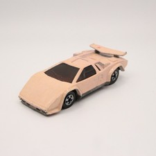Vintage Hot Wheels Lamborghini Countach Peach Pink 1993 Malaysia Diecast Car