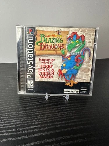 Blazing Dragons (Sony PlayStation 1 PS1, 1996) Complete VG Tested