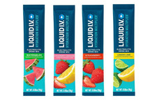 LIQUID I.V. Hydration Multiplier Electrolyte VARIETY Drink Mix , 4 packets 9-27