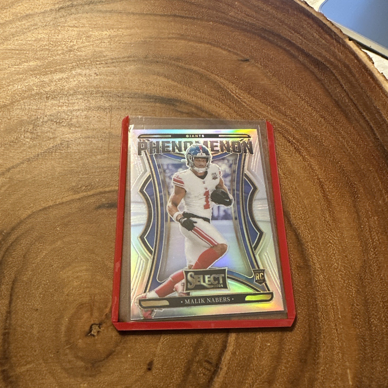 2024 Panini Select - Phenomenon Malik Nabers #8 Silver Prizm (RC)