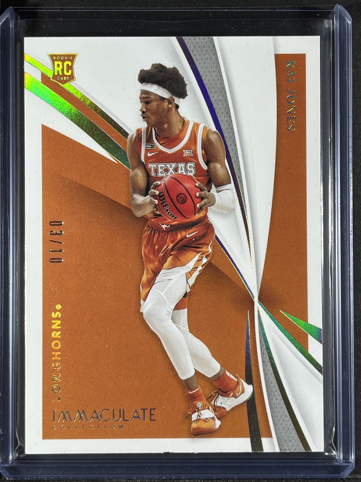 2021 Panini Immaculate Collection Collegiate #12 Kai Jones Gold #/10 250004