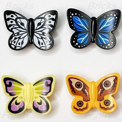 LEGO  Butterfly Animal Minifigure Part Variations x 4 Different Types Insect Air
