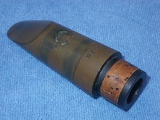 SELMER PARIS HS  Bb CLARINET MOUTHPIECE - FADED, but SMOOTH, ORIGINAL FACING