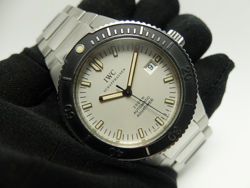 IWC Stainless Steel GST Aquatimer 3536-03 Rare White Dial Japa...
