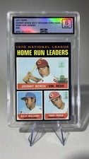 1971 Topps Billy Williams Johnny Bench Tony Perez #66 MPE Graded 6