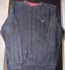 Vintage VTG 90s USA Made Chaps Ralph Lauren Sweater Mens Large Black Crewneck L