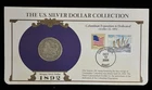 1892-O US Silver Dollar Collection Morgan Columbian Expo Dedicated 1892 Stamp