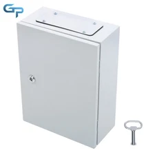 IP65 Wall Mount Carbon Steel Electrical Enclosure Junction Box 16"x12"x6''