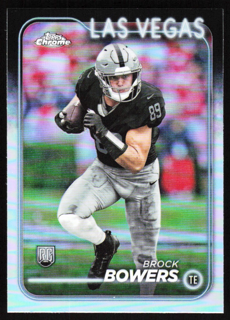 2024 Topps Chrome #207 Brock Bowers Refractor