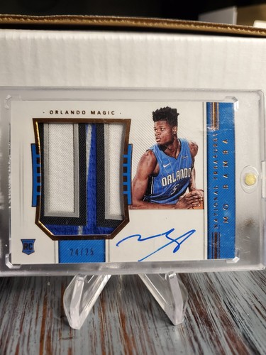 Mo Bamba [Patch Autograph] #129 2018 Panini National Treasures card