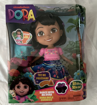 Nickelodeon Dance With Me Dora Interactive Doll Playset, 2 Skirts, 10 Songs