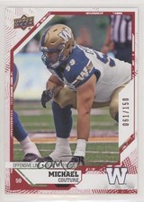 2019 Upper Deck CFL Red 61/150 Michael Couture #30 0wr