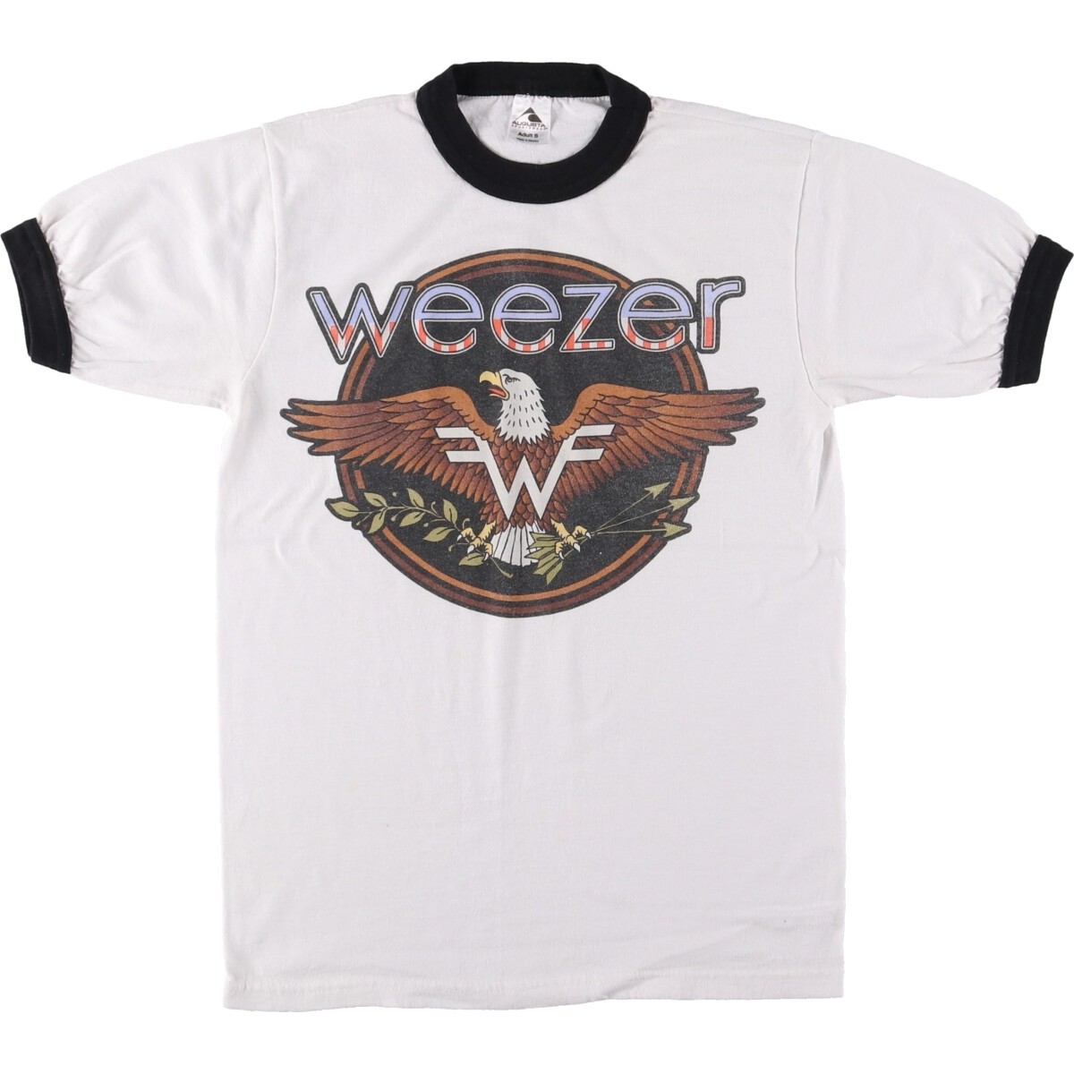 Old Clothes Augusta Weezer Eagle Pattern Ringer T… - image 1