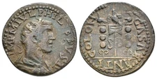 Roman Provincial Bronze  Coin - Antioch Pisidia 244-249 AD - Philip I the Arab