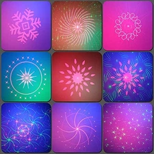 Party Lights DJ Disco Stage Laser Projector Sound Activated Strobe with Remote