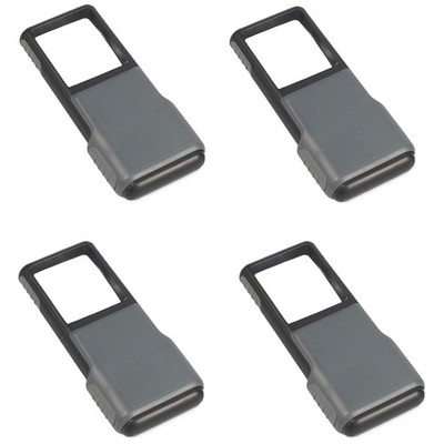 Gray MiniBrite Magnifier Set - 5x LED Lighted, 4-Pack