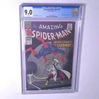 Amazing Spider-Man #44, CGC 9.0 VF/NM, White Pages (Marvel, 1967) 2nd Lizard app