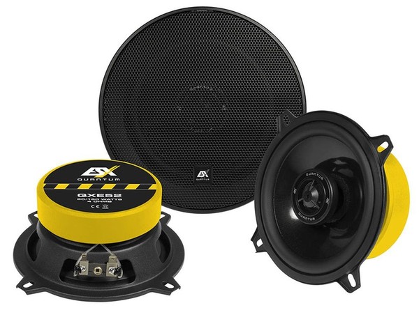 Esx QXE52 - 13Cm Koax Lautsprecher 2-Wege Boxen 160 Watt 130Mm +Gitter Paar Pkw-image