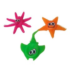 Aqua Squiggle Lite Up Floating Sea Creature Pool Bath Toys StarFish Octopus Ray