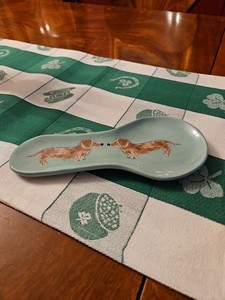 Pre-owned Anthropology Genuma Orkin Dachshund Spoon Rest