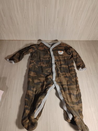 Dinosaur Hunter Carter's Camouflage 6 Months Button Up - Picture 1 of 5