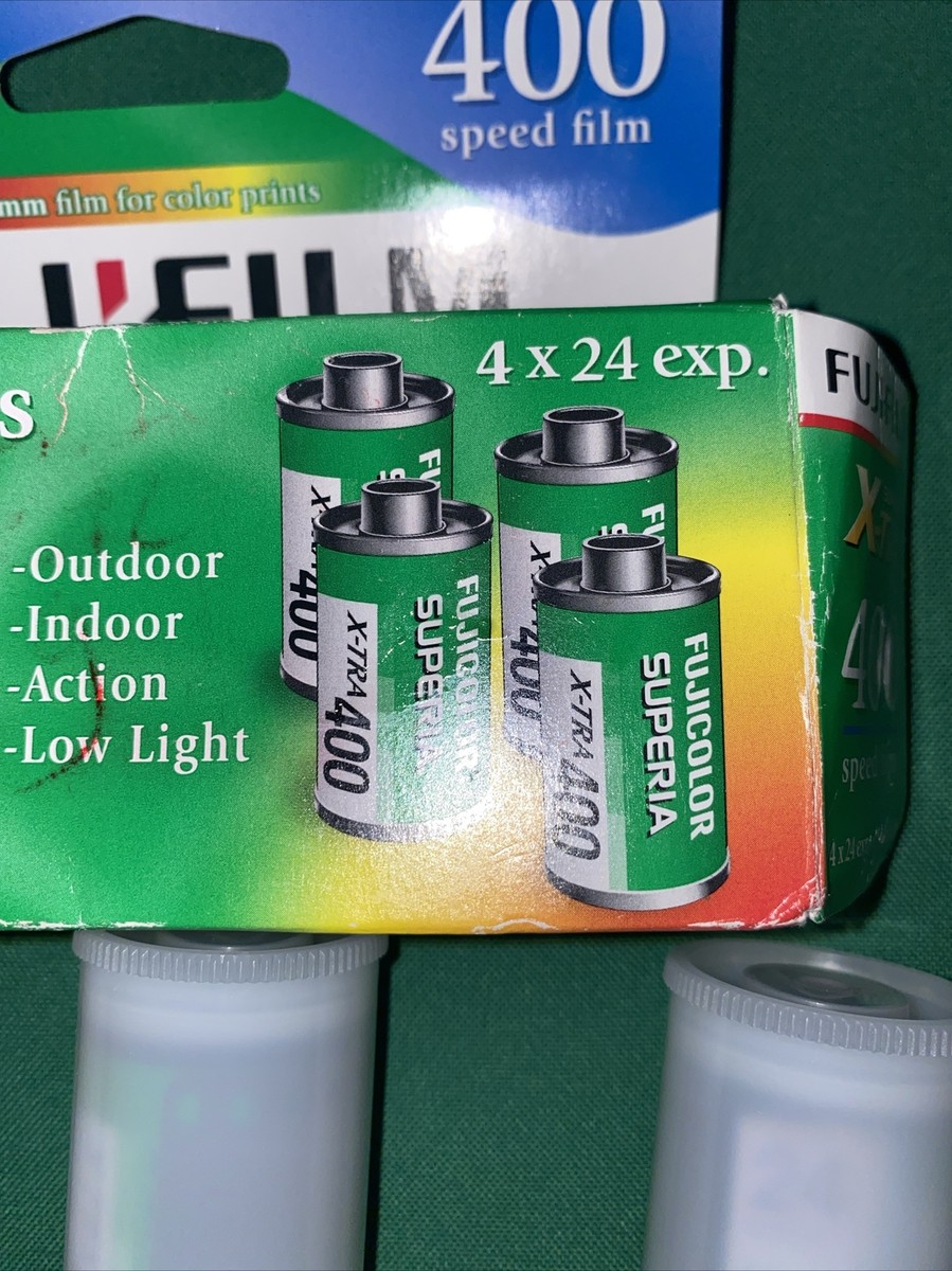 Fujifilm 1014258 Superia X-TRA 400 35mm Film -4 Pack