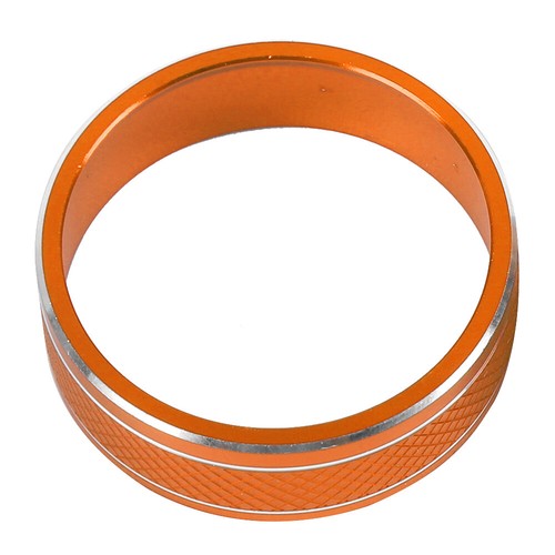 2X Orange CD Switch Knob Ring Cover For Jeep Wrangler JK 2011-17/Compass/Patriot - Picture 9 of 11