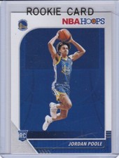 JORDAN POOLE ROOKIE CARD 2019 Golden State Warriors Basketball NBA HOOPS RC