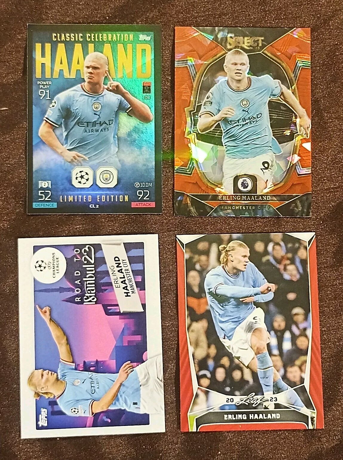 ERLING HAALAND CARD TOPPS MATCH ATTAX EXTRA 2022/23 LIMITED EDITION # CL2 4 CARD