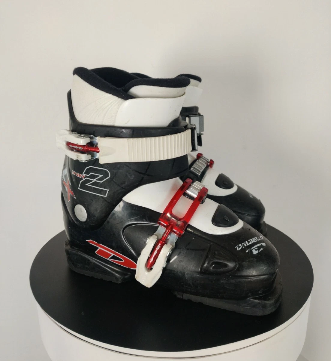 Dalbello CX 2 Sport Jr Youth Ski Boots Mondo 21.5 22.5 Black White