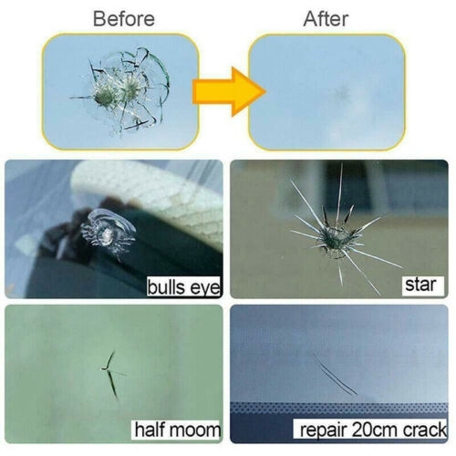 5 Pack Car Windshield Crack Repair Broken Glass Repair Adhesive Glass Corrector - Picture 8 of 11