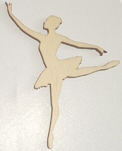 Ballerina 1 In Legno Con Spessore 4 Mm Laser Danza Classica Etoile Ebay