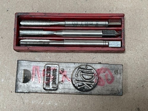 Acier Roulement Longueur 46 49 55 Mm Jeu De 3 Tarauds Manuels