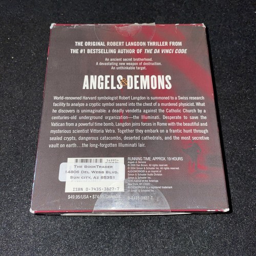 DAN BROWN • The Da Vinci Code | Angels & Demons • CD Audiobook - Picture 5 of 8