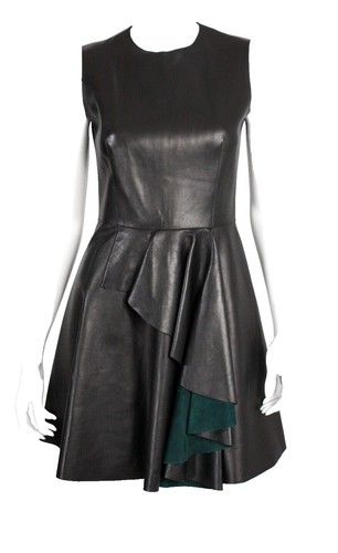 alexander mcqueen black leather dress Ball Gown Black Prom Dress Long Quinceanera Dress,Sweet 16 Prom Dress –  DSProm