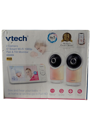 VTech Camera Wifi Baby Monitor Remote Access 360 Degree Pan