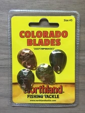 Northland Fishing Tackle - Colorado Blades - Size #3 - Various Colors Available