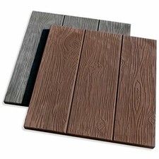 2 Stampi cemento matrice Forme pavimento Effetto LEGNO vialetto giardino 40 x 40