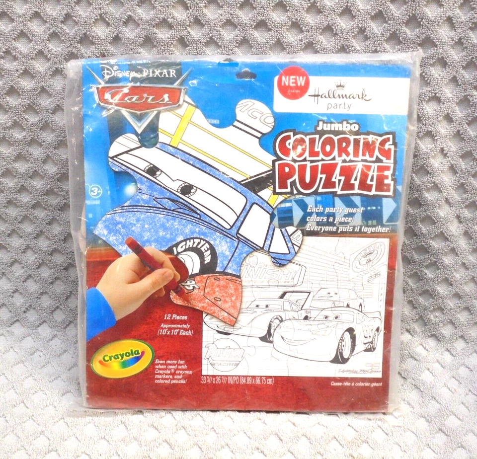 Disney Pixar автомобили Jumbo раскраска головоломка картон вечеринки пользу игры - Изображение 2 из 3
